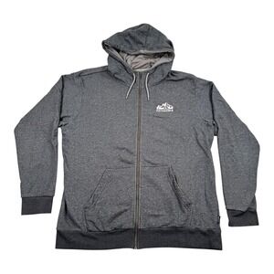 Patagonia Hoodie Mens XL Gray French Terry Full Zip 1973 Graphic STY 39599SP21